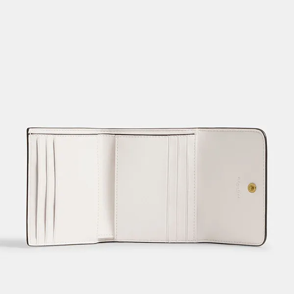Ví Nữ Coach Mila Small Flap Wallet CAO13 Màu Trắng