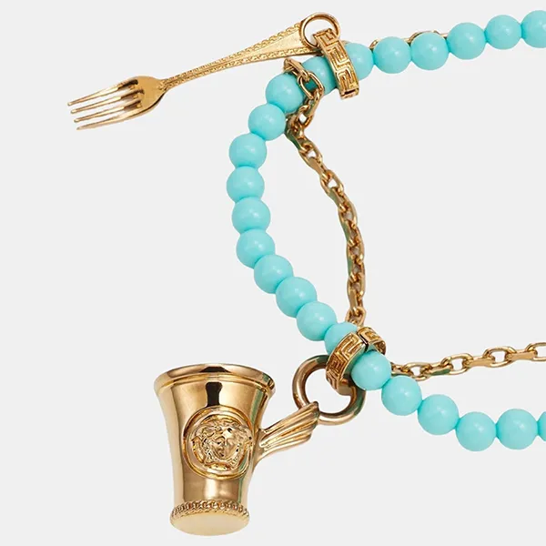 Vòng Đeo Tay Versace Bracelet 1VE54L05O-K11 Màu Xanh