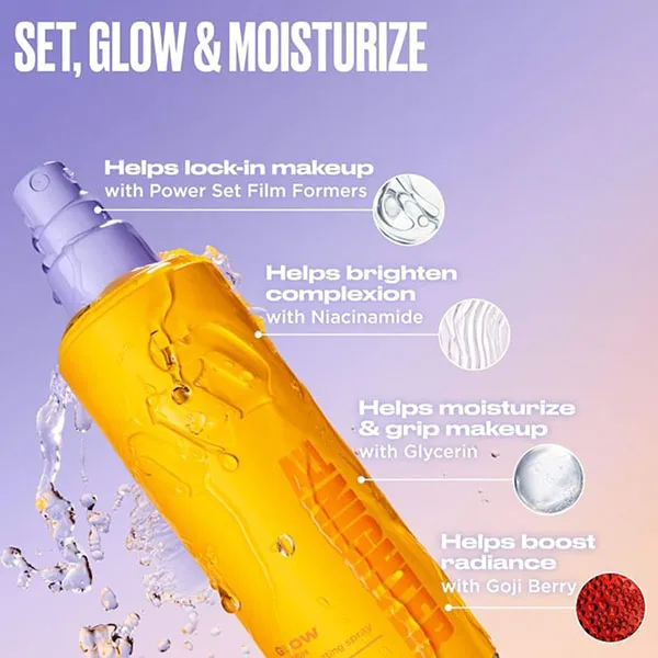 Xịt Khoá Nền Make Up Urban All Nighter Waterproof Glow Setting Spray 118ml