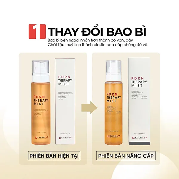 Xịt Khoáng Dưỡng Ẩm Dịu Da Kyunglab PDRN Therapy Mist 150ml