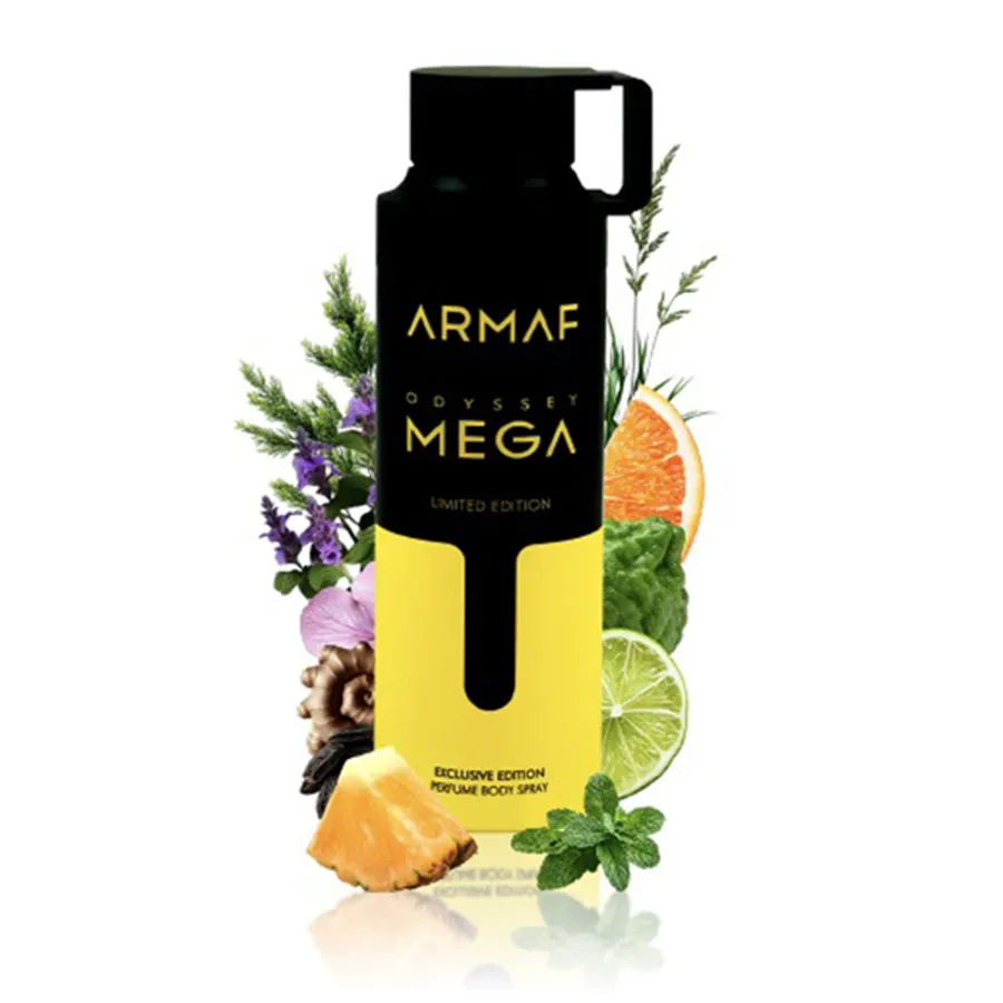 Xịt Thơm Toàn Thân Nam Armaf Odyssey Mega Body Spray 200ml
