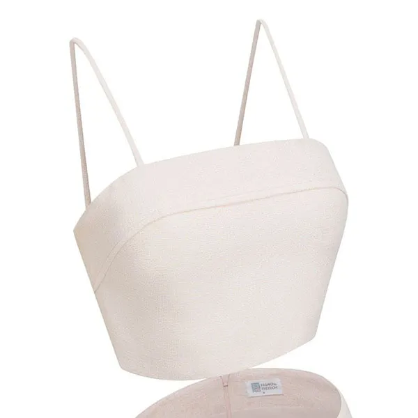 Áo Hai Dây Nữ F2 Fashion & Freedom Women AK615-HN-S-1223 Màu Hồng Nhạt Size S