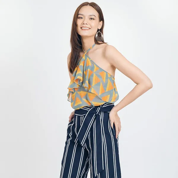 Áo Kiểu Nữ F2 Fashion & Freedom Brighter Day AK493-XL-M-1121 Màu Xanh Lá Size M