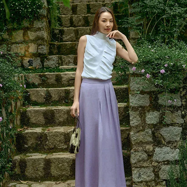 Áo Kiểu Nữ F2 Fashion & Freedom Into The Wood AK625-TRANG-S-0524 Màu Trắng Size S
