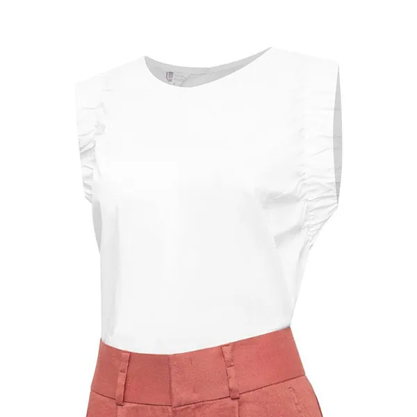 Áo Kiểu Nữ F2 Fashion & Freedom Kate AK613-T-S-1023 Màu Trắng Size S