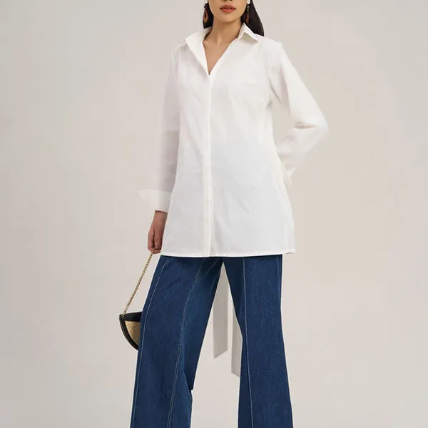 Áo Kiểu Nữ F2 Fashion & Freedom Kate The Art Of Styling AK605-T-S-0923 Màu Trắng Size S