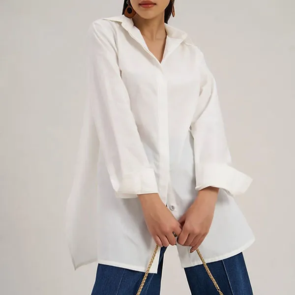 Áo Kiểu Nữ F2 Fashion & Freedom Kate The Art Of Styling AK605-T-S-0923 Màu Trắng Size S