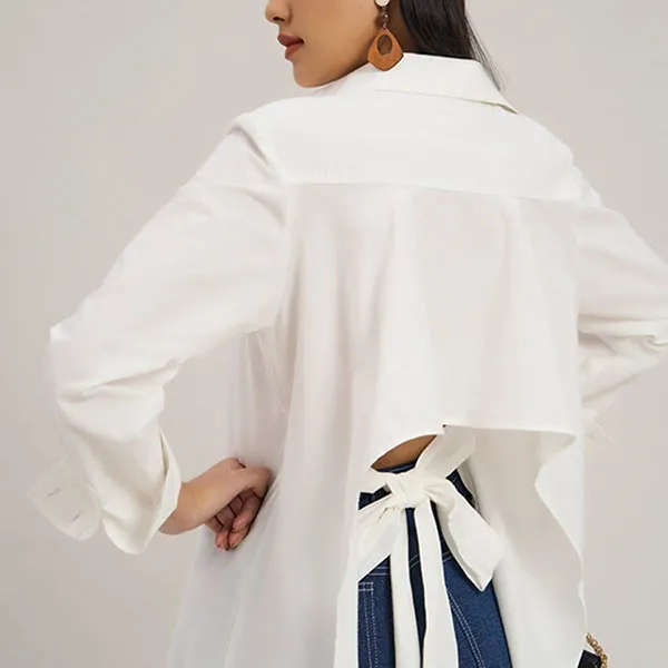 Áo Kiểu Nữ F2 Fashion & Freedom Kate The Art Of Styling AK605-T-S-0923 Màu Trắng Size S