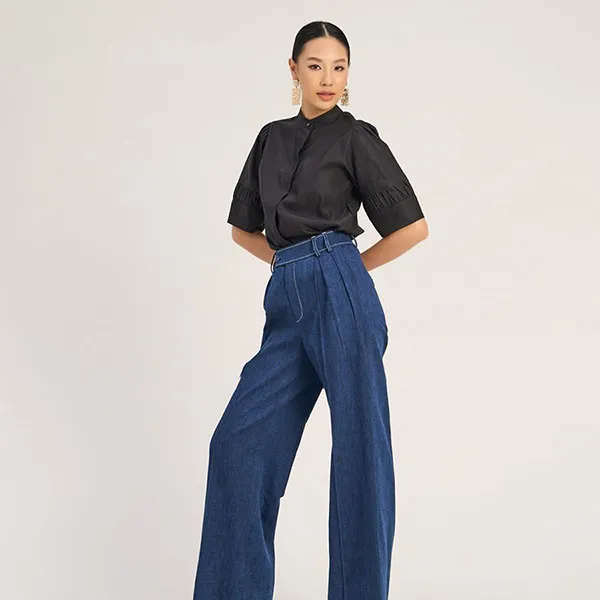 Áo Kiểu Nữ F2 Fashion & Freedom Kate The Art Of Styling AK608-D-S-0923 Màu Đen Size S