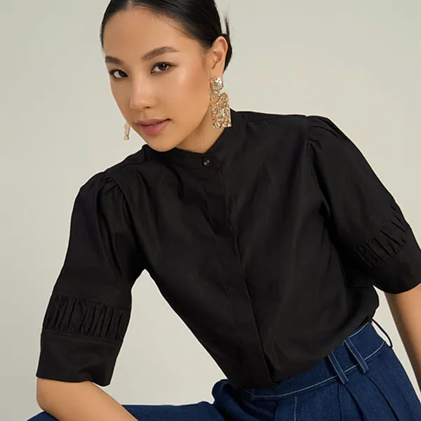 Áo Kiểu Nữ F2 Fashion & Freedom Kate The Art Of Styling AK608-D-S-0923 Màu Đen Size S