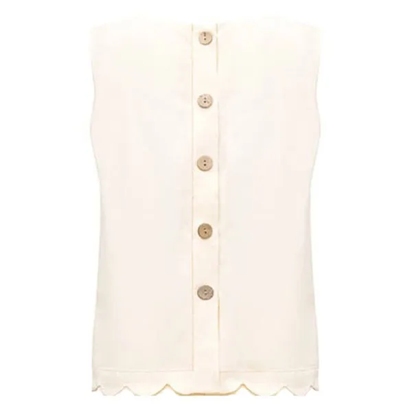 Áo Kiểu Nữ F2 Fashion & Freedom Linen AK519-S-0622 Màu Be Nhạt Size S