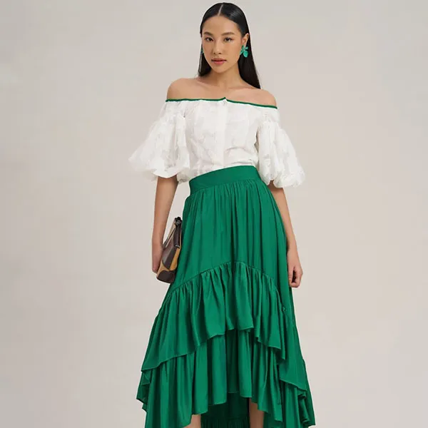 Áo Kiểu Nữ F2 Fashion & Freedom The Art Of Styling AK604-T-S-0923 Màu Trắng Size S