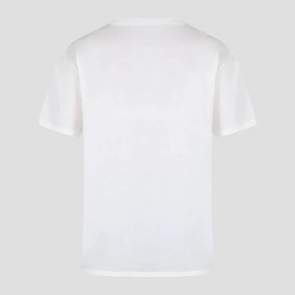 Áo Phông Gucci Kids Web Stripe Logo Print In White 575114 XJGN7 9214 Tshirt Màu Trắng Size 12Y