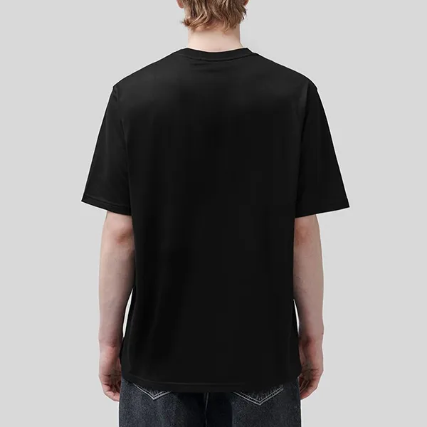 Áo Phông Nam Burberry Cotton Logo Printing Classic Short Sleeve 8026016 Tshirt Màu Đen Size XS