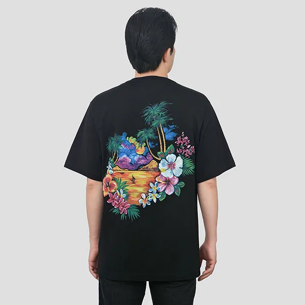 Áo Phông Nam Dolce & Gabbana D&G Black Logo Printed G8PJ0Z G7HBV N0000 Màu Đen Size 44