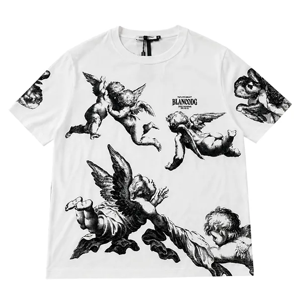 Áo Phông Nam Dolce & Gabbana D&G T-Shirt I8ANTM II7AL Màu Trắng Size XS