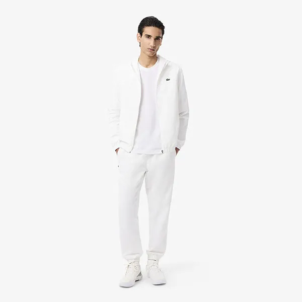 Áo Phông Nam Lacoste Ultra Dry Cotton Sport T-Shirt TH7618-001 Màu Trắng Size 3