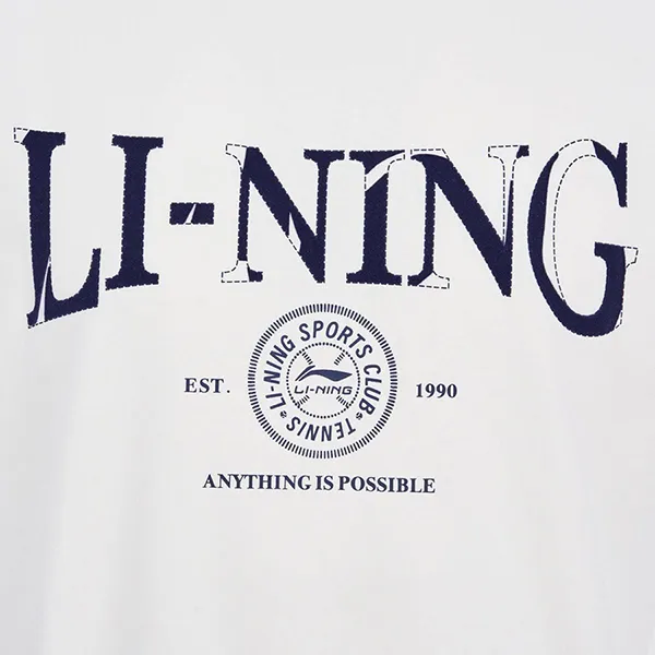 Áo Phông Nam Li-Ning AHSV483-1V T-Shirt Màu Trắng Size XS