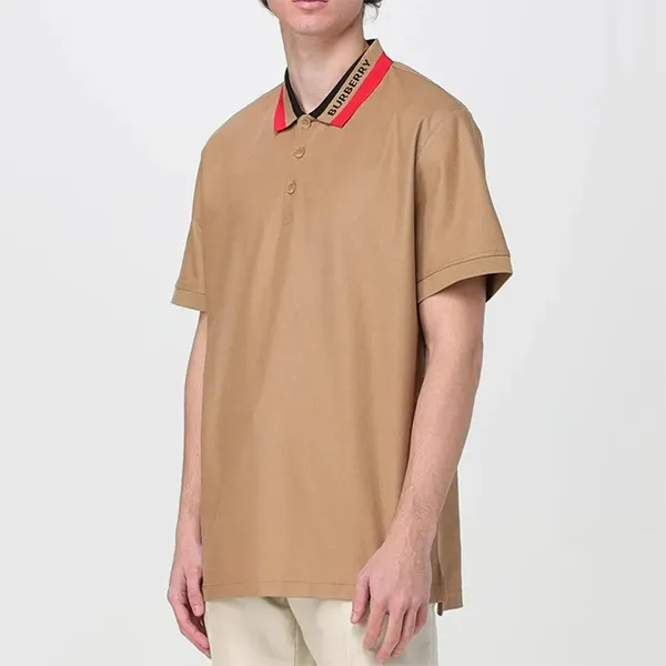 Áo Polo Nam Burberry Edney Camel 8083155 Màu Nâu Size S