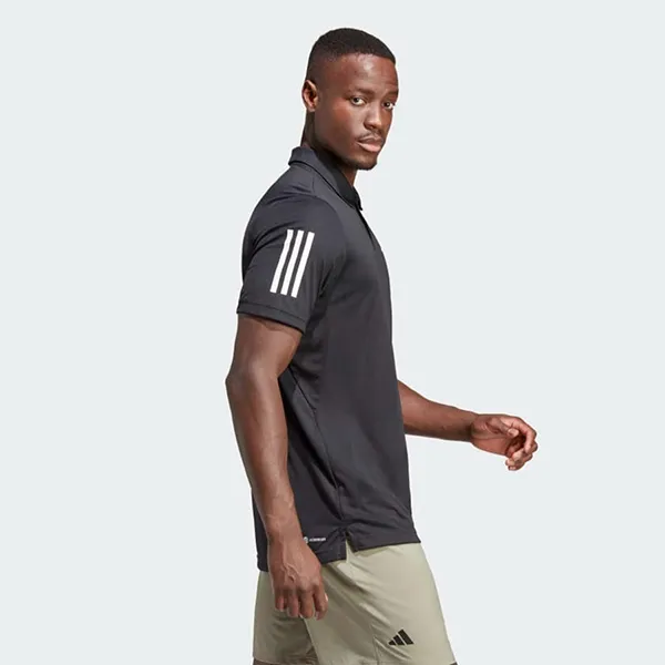 Áo Polo Nam Adidas Men's Club 3-Stripes Tennis HS3269 Màu Đen Size M