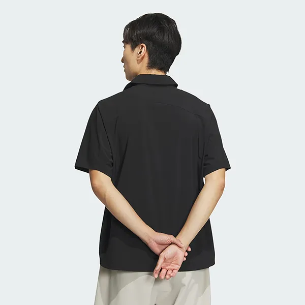 Áo Polo Nam Adidas Woven Aeroready IX0112 Màu Đen Size S