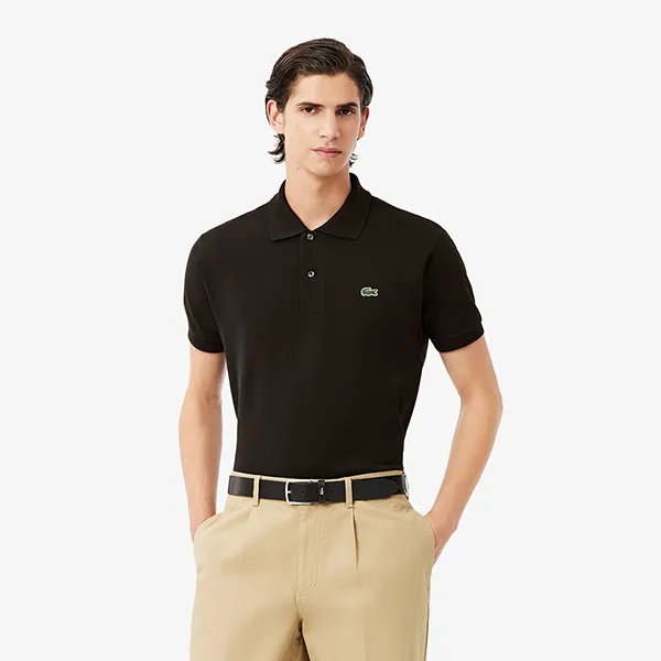 Áo Polo Nam Lacoste Classic Fit L.12.12 Original L1212 - SKB Màu Đen Size 2