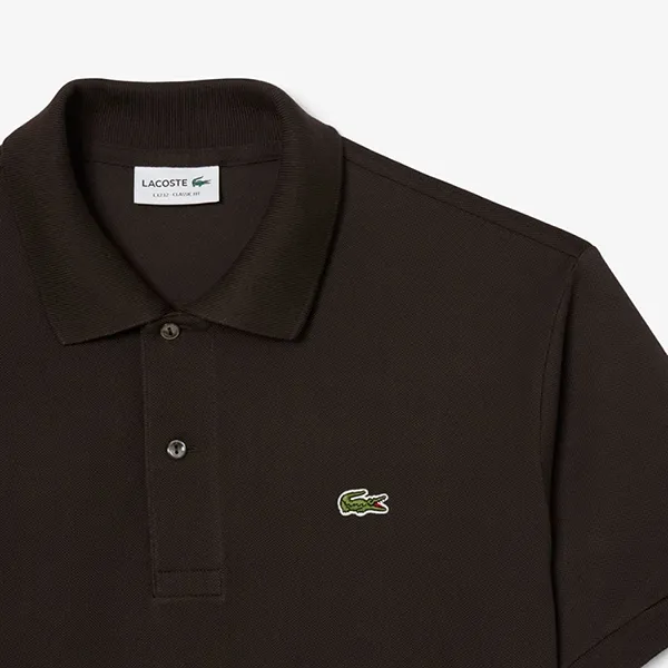 Áo Polo Nam Lacoste Classic Fit L.12.12 Original L1212 - SKB Màu Đen Size 2