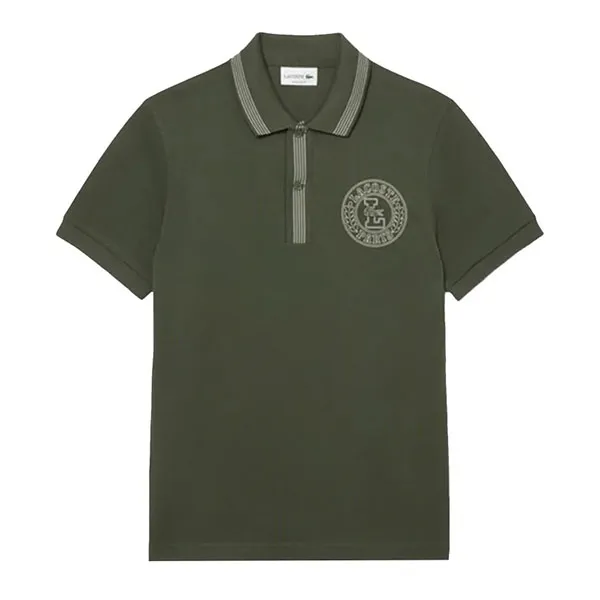 Áo Polo Nam Lacoste Regular Fit L.12.12 Petit Piqué Polo Shirt PH2527 - HCF Màu Xanh Lá Size 4
