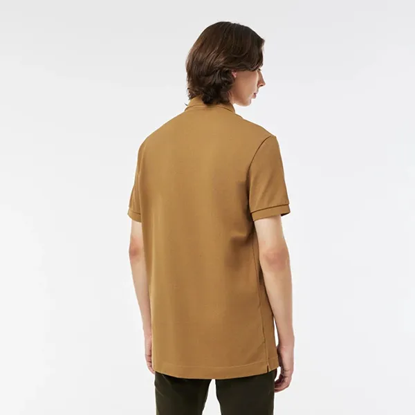 Áo Polo Nam Lacoste Regular Fit Paris Stretch Pique PH5522 SIX Màu Nâu Size 5