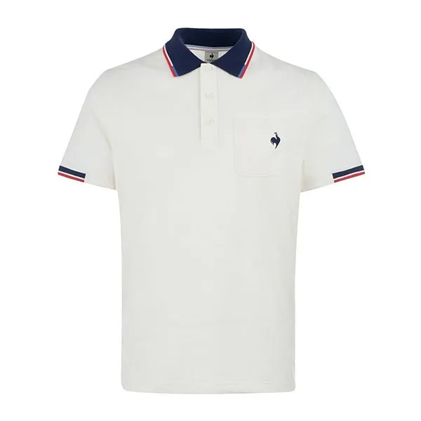 Áo Polo Nam Le Coq Sportif L262MCNTOS02-A02 Màu Trắng Size S