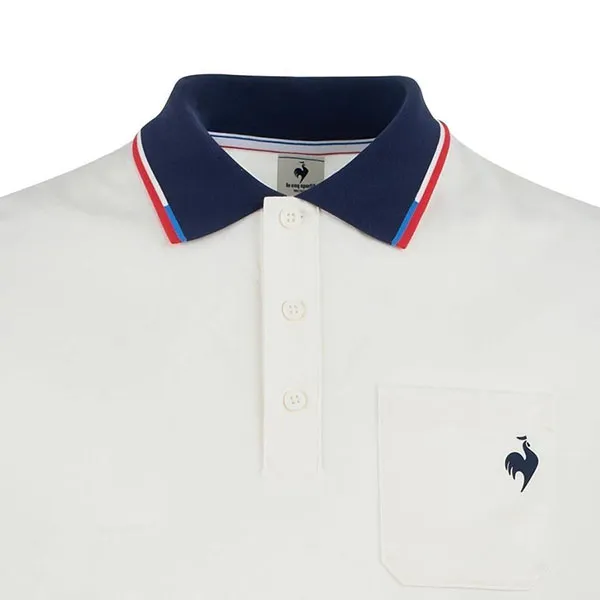 Áo Polo Nam Le Coq Sportif L262MCNTOS02-A02 Màu Trắng Size S