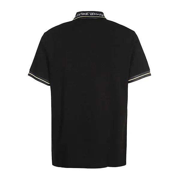 Áo Polo Nam Versace Jeans Couture Polo Nero Regular Fit 75GAGT13 Màu Đen Size S