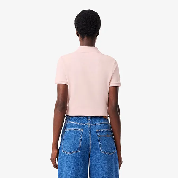 Áo Polo Nữ Lacoste Slim Fit Stretch Polo LA25POLOOR Màu Hồng Size 38