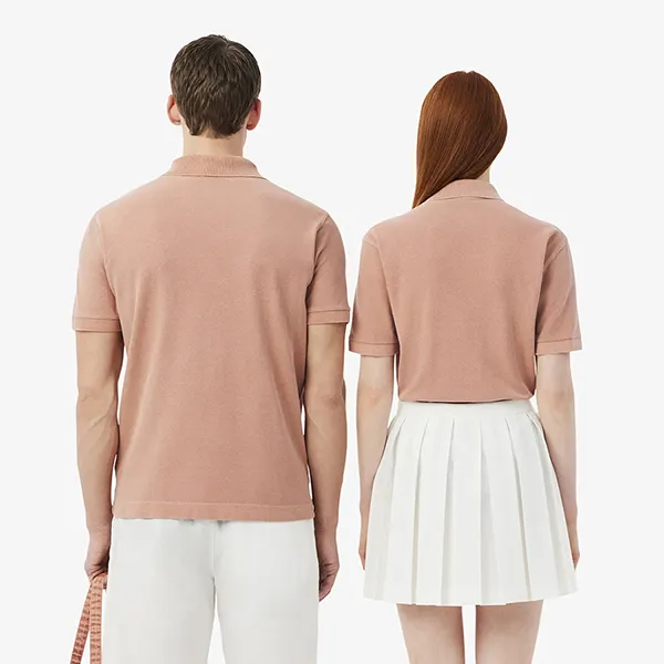 Áo Polo Unisex Lacoste Roland-Garros Edition Clay Court PH0349 G8I Màu Nâu Size M