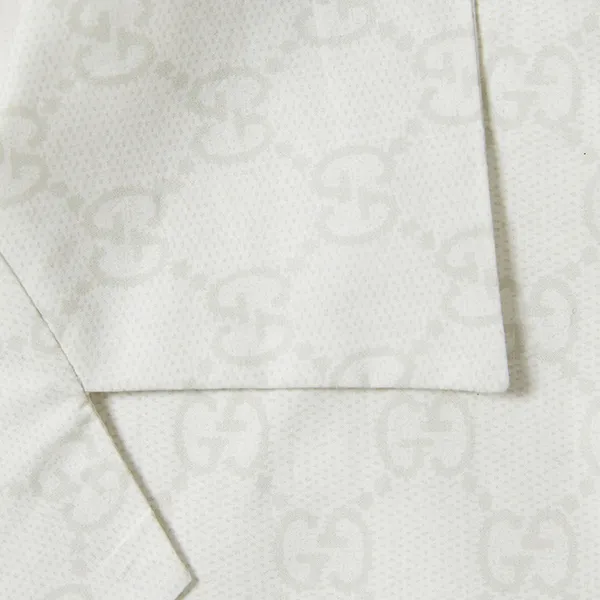 Áo Sơ Mi Nam Gucci Cotton Bowling In White 791771 ZAQOR 9669 Màu Trắng Size 44