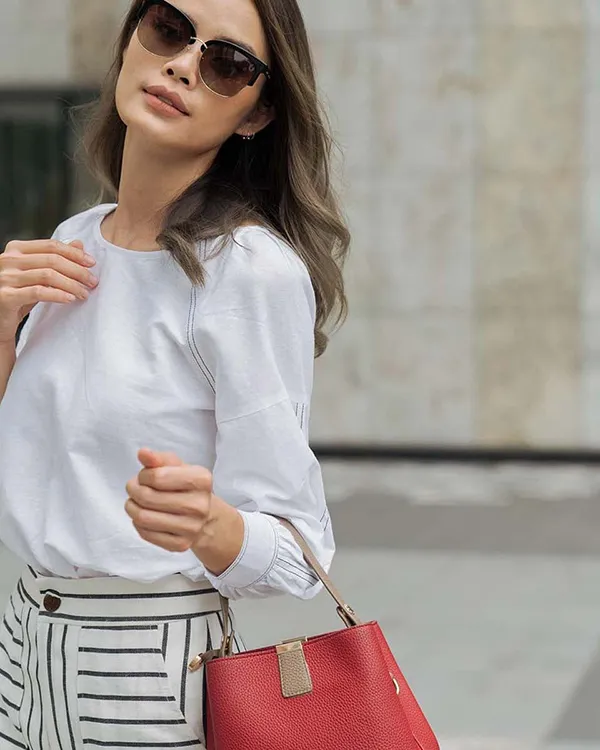 Áo Sơ Mi Nữ F2 Fashion & Freedom Linen Back To Work AK385-T-S-0420 Màu Trắng Size S