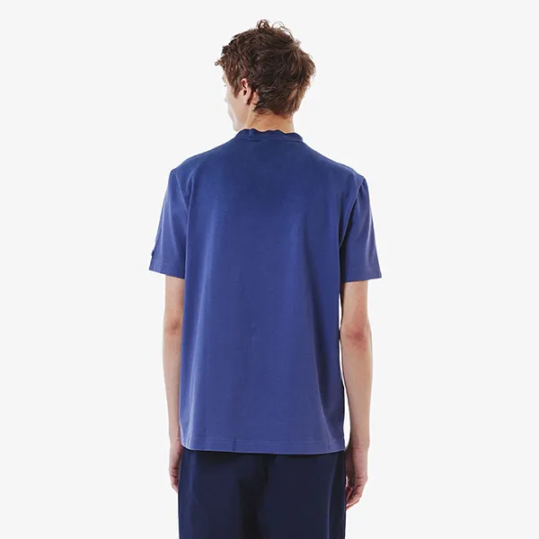 Áo Thun Nam Lacoste Stencil Brand Name Logo T-Shirt TH6370 - I1M Màu Tím Size 2