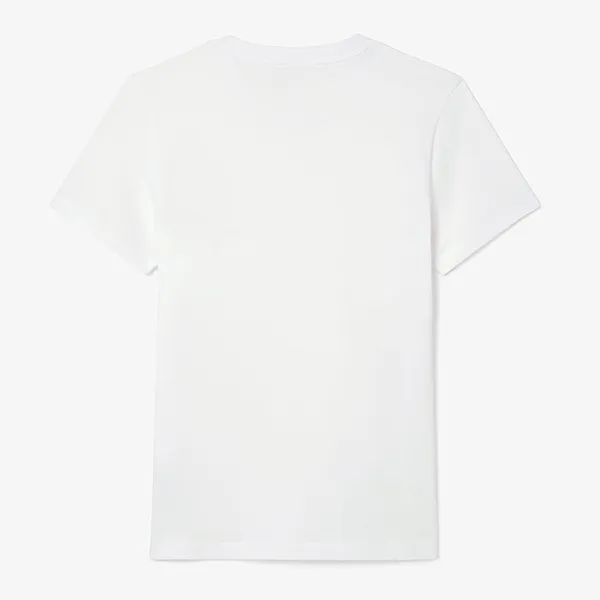 Áo Thun Nam Lacoste Tennis x Novak Djokovic TH1044 522 Tshirt Màu Trắng Size 3