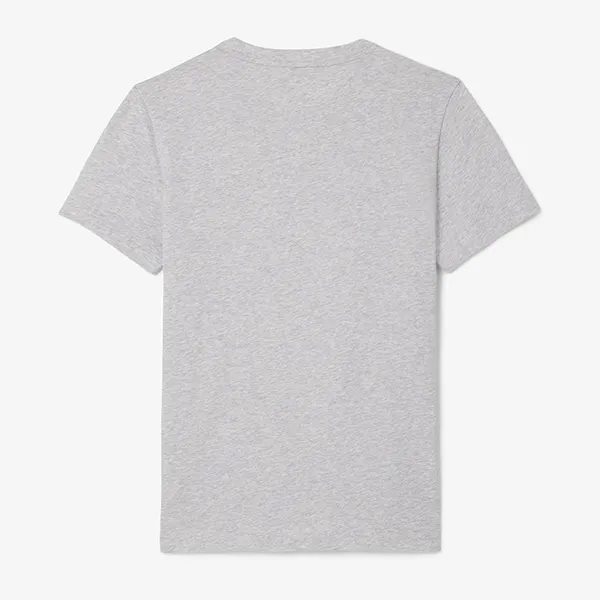 Áo Thun Nam Lacoste Tennis x Novak Djokovic TH1044 MNC Tshirt Màu Xám Size 3
