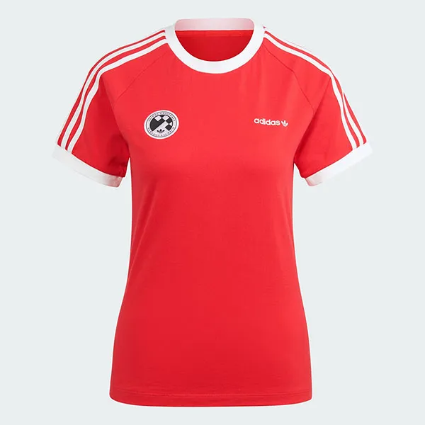 Áo Thun Nữ Adidas Football Short Sleeve Tee Better Scarlet IR9786 Màu Đỏ Size M