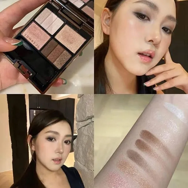 Bảng Phấn Mắt Lunasol Three Dimensional Eyes Palette Tone 02 Soft Beige