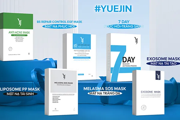 Combo 10 Mặt Nạ Dưỡng Trắng Da Yuejin Melasma SOS Mask 25ml