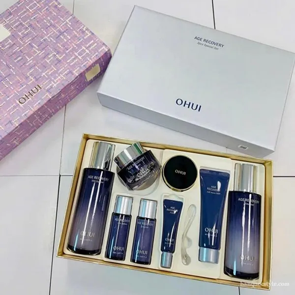 Bộ Dưỡng Da Ngăn Ngừa Lão Hóa Ohui Age Recovery Special Set 3pcs Set 8 Món