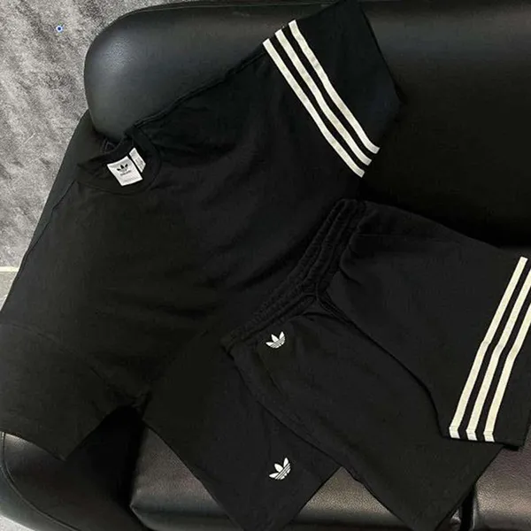 Bộ Quần Áo Cộc Tay Nam Adidas Adicolor Neuclassics HN6594/HM1875 Màu Đen Size S (Form Âu)