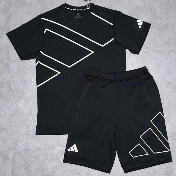 Bộ Thể Thao Nam Adidas Black Màu Đen Size S (Form Á)