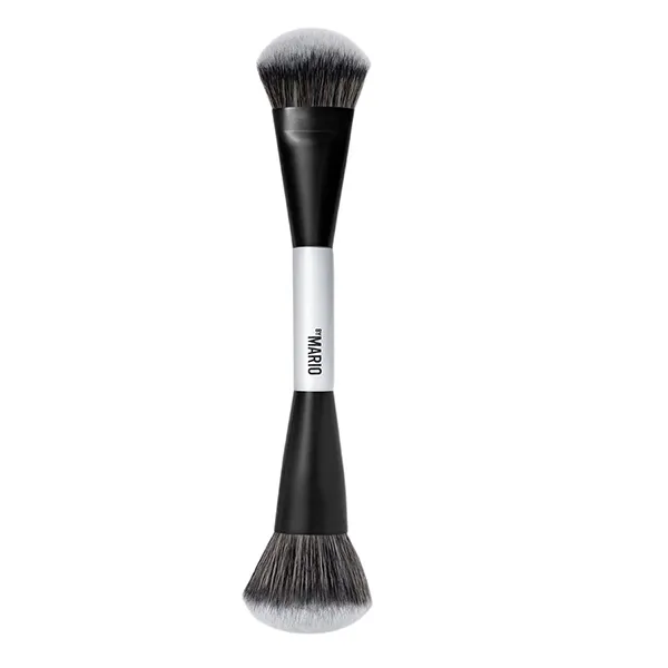 Cọ Trang Điểm Hai Đầu Nền Và Phấn Phủ Makeup By Mario F4 Dual-Ended Foundation And Face Brush Màu Đen