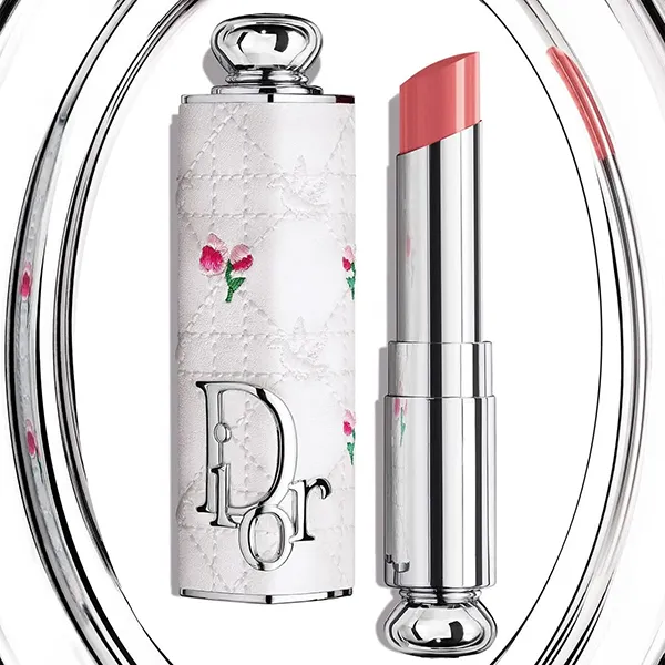 Combo Lõi Son + Vỏ Dior Flowery Cannage 306 Rose Charms Màu Hồng Đào