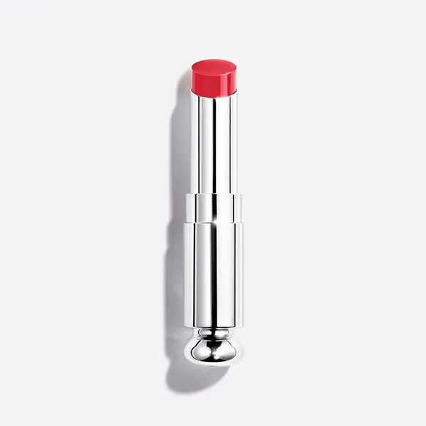 Combo Vỏ Son Dior Flowery Cannage + Lõi Son Dior Addict Glass Lipsticks 344 Pink Milly Màu Hồng Đào