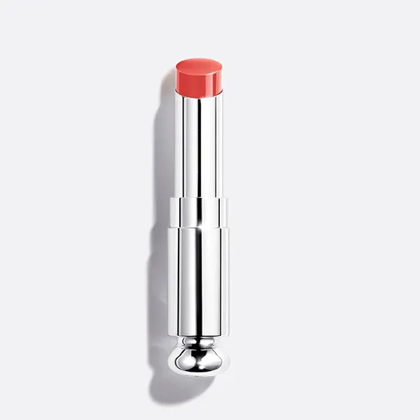 Combo Vỏ Son Dior Flowery Cannage + Lõi Son Dior Addict Glass Lipsticks 599 Adiorable Màu Hồng Cam