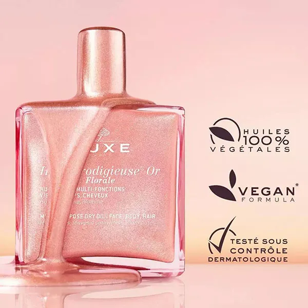 Dầu Dưỡng Khô Nuxe Huile Prodigieuse Or Florale Có Nhũ 50ml (Unbox)